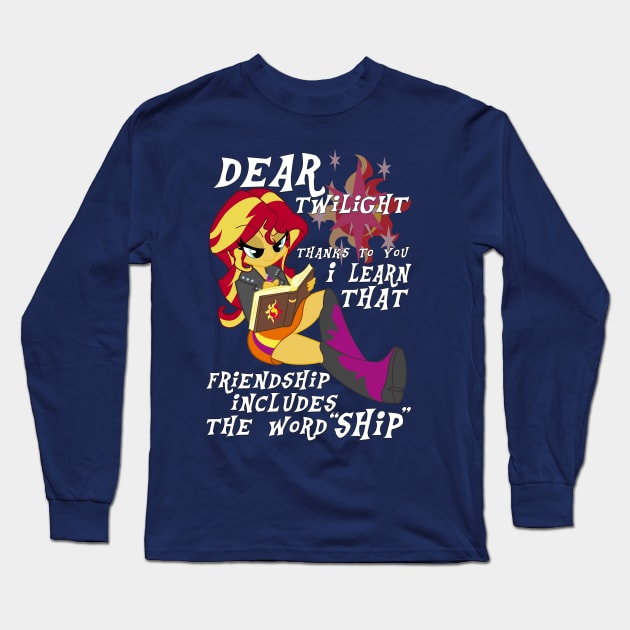 Friend "ship" is magic! Long Sleeve T-Shirt by DistopiaDesing